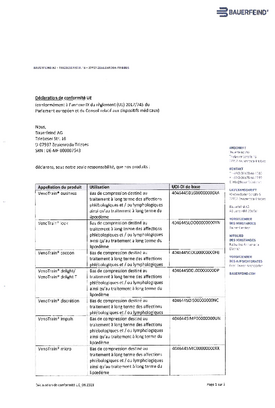 Déclarations de conformité - Phlébologie